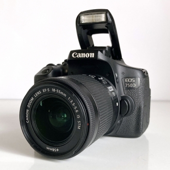 Canon EOS 750D (25077 déclenchements) + EF-S 18-55 mm f/3.5-5.6 IS STM
